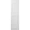 Ekena Millwork 18W x 69H Americraft Two Equal Louver Exterior Real Wood Shutters, White, PR RW101LV18X69WHH - alternate 6